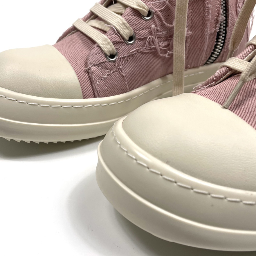 Rick Owens Drkshdw Pink Slash Sneakers - EUR FASHION