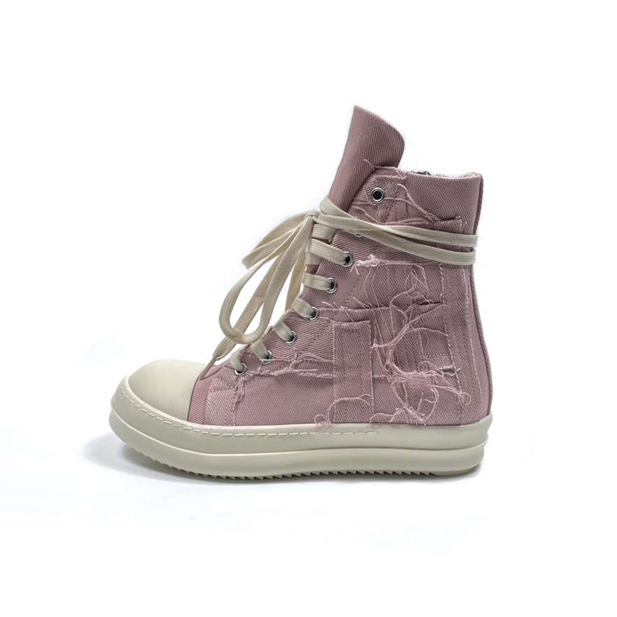 Rick Owens Drkshdw Pink Slash Sneakers - EUR FASHION