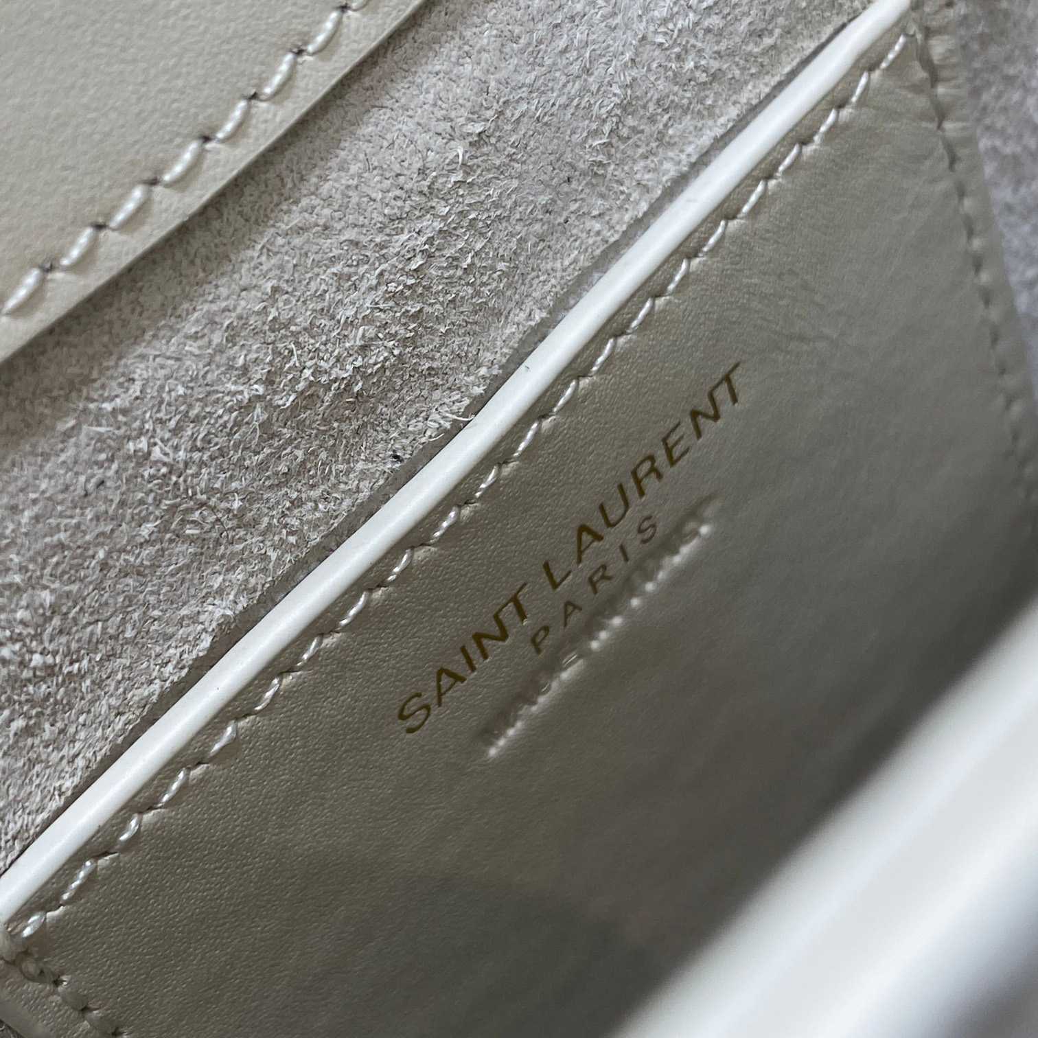 Saint Laurent Le 5 À 7 Mini Vertical In Shiny Leather - EUR FASHION