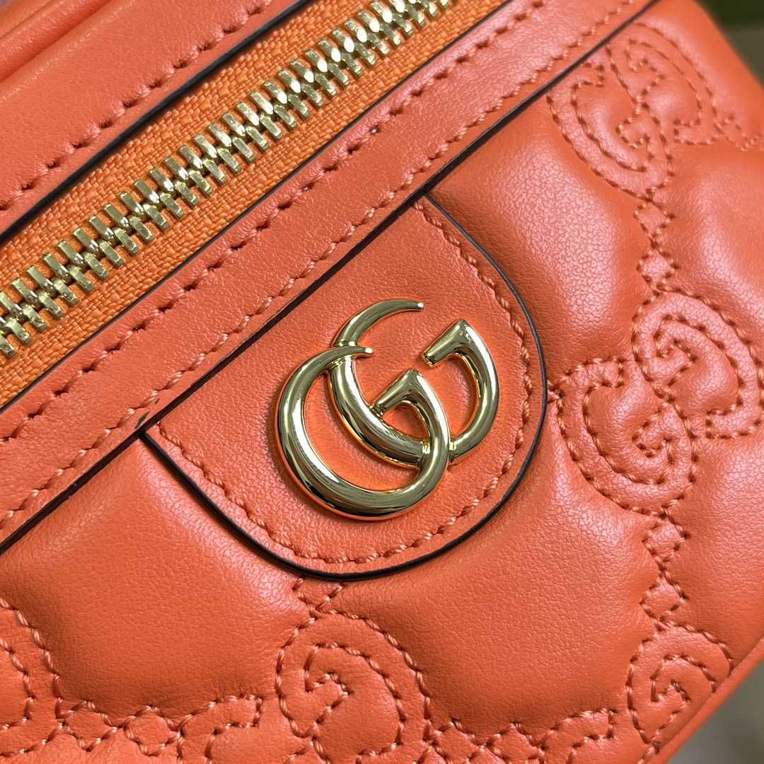 Gucci GG Matelassé Top Handle Mini Bag(16-10.5-5cm) - EUR FASHION