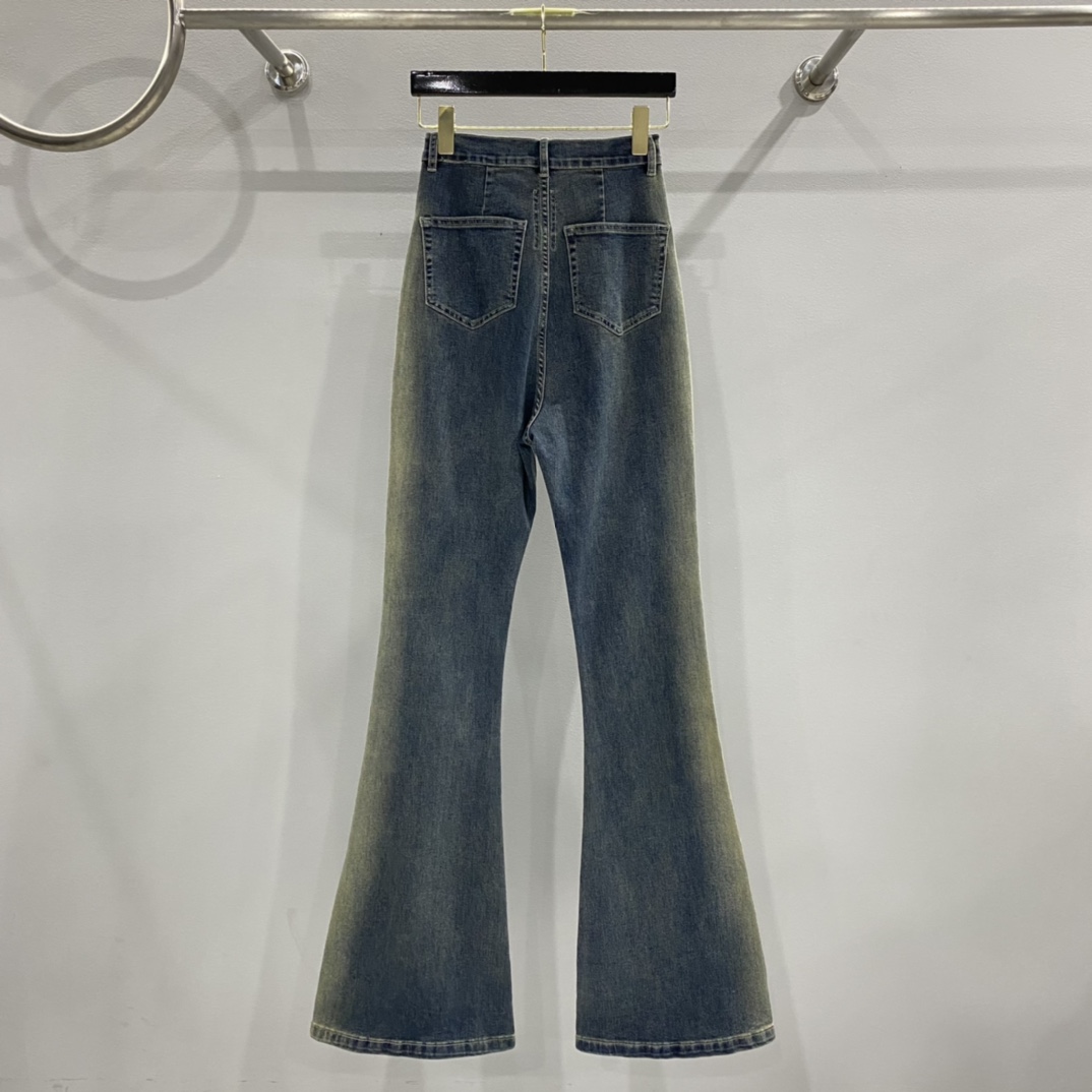 Rick Owens Drkshdw Blue Bolan Bootcut Jeans - EUR FASHION