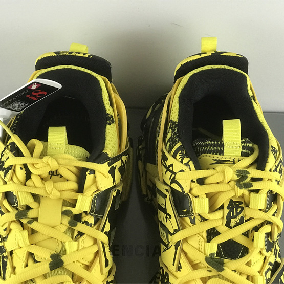 Balenciaga Track Graffiti Sneaker In Yellow - EUR FASHION
