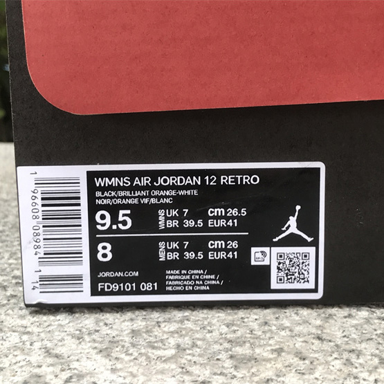 Air Jordan 12 WMNS “Brilliant Orange” Sneaker      FD9101-081  - EUR FASHION
