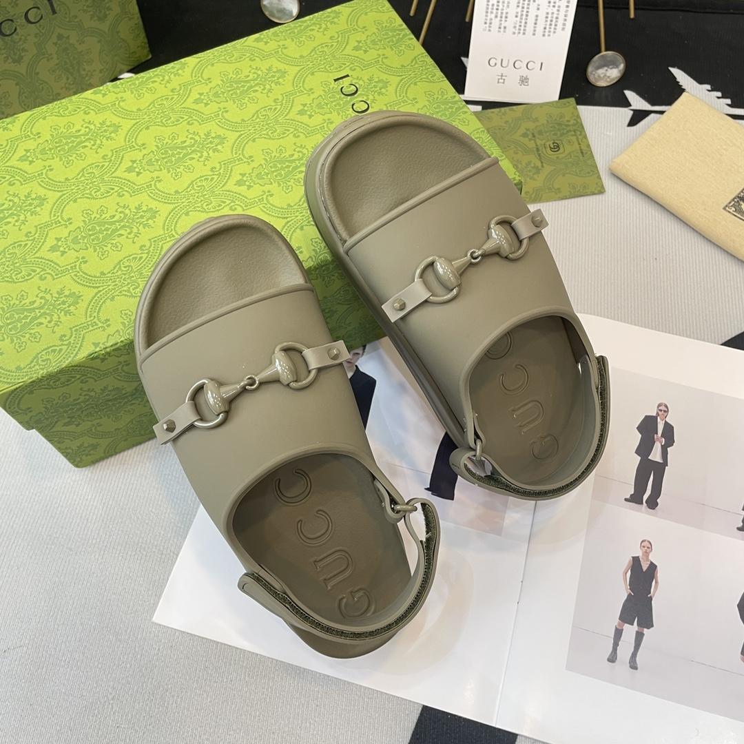 Gucci Horsebit Flatform Sandal - EUR FASHION
