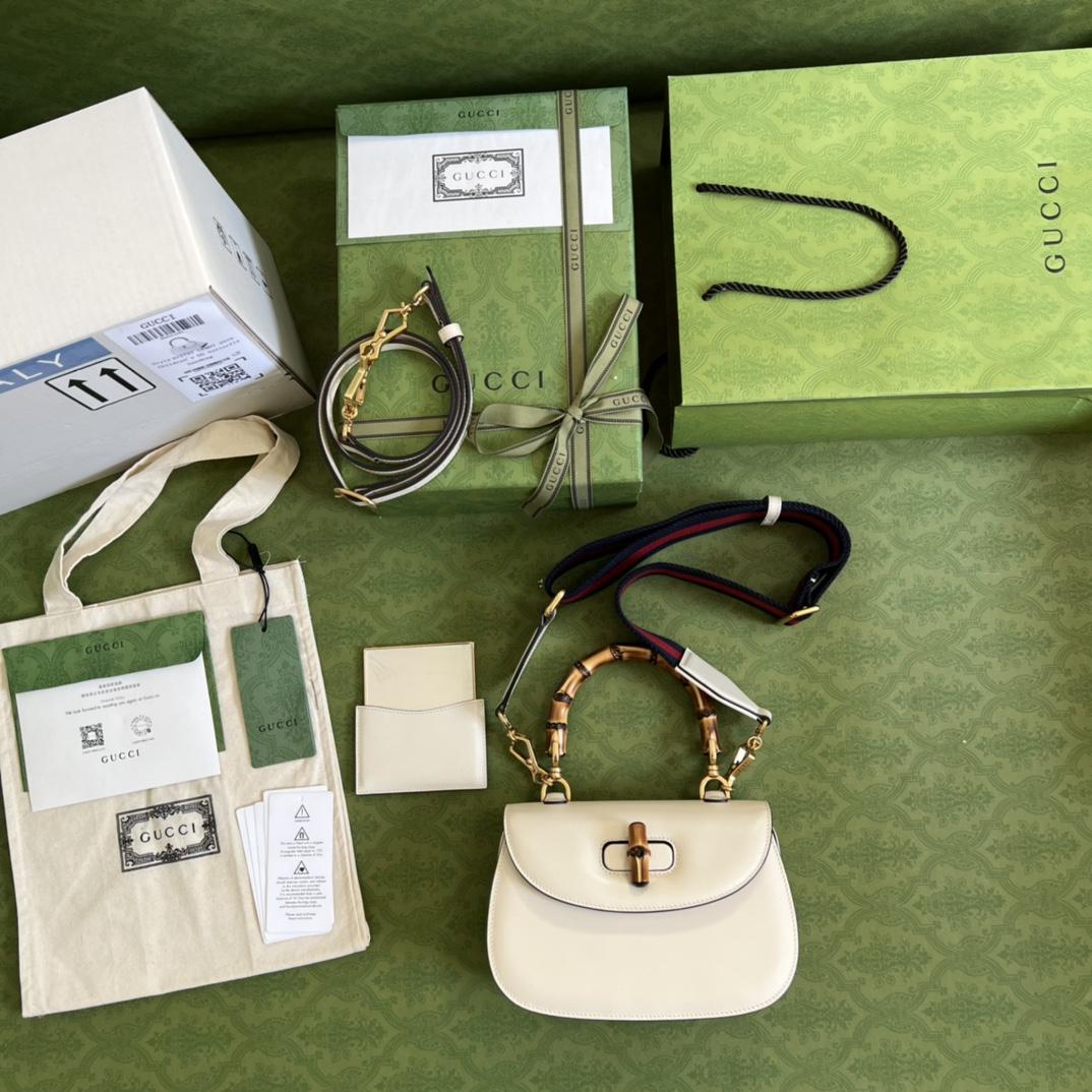 Gucci Bamboo 1947 Small Top Handle Bag (21-15-7cm) - EUR FASHION