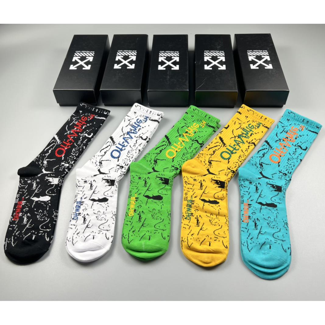 Off White Socks/Box - EUR FASHION