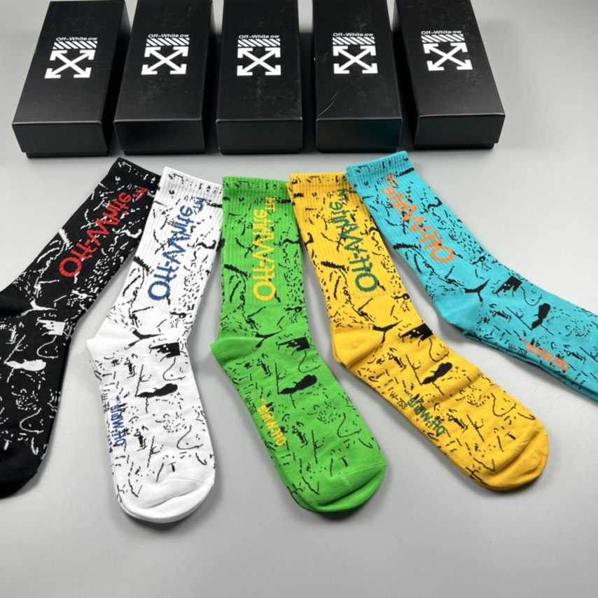 Off White Socks/Box - EUR FASHION