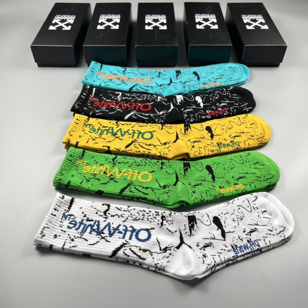 Off White Socks/Box - EUR FASHION