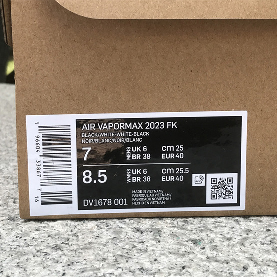 Nike Vapormax 2023 Flyknit  Sneakers    DV1678-001  - EUR FASHION