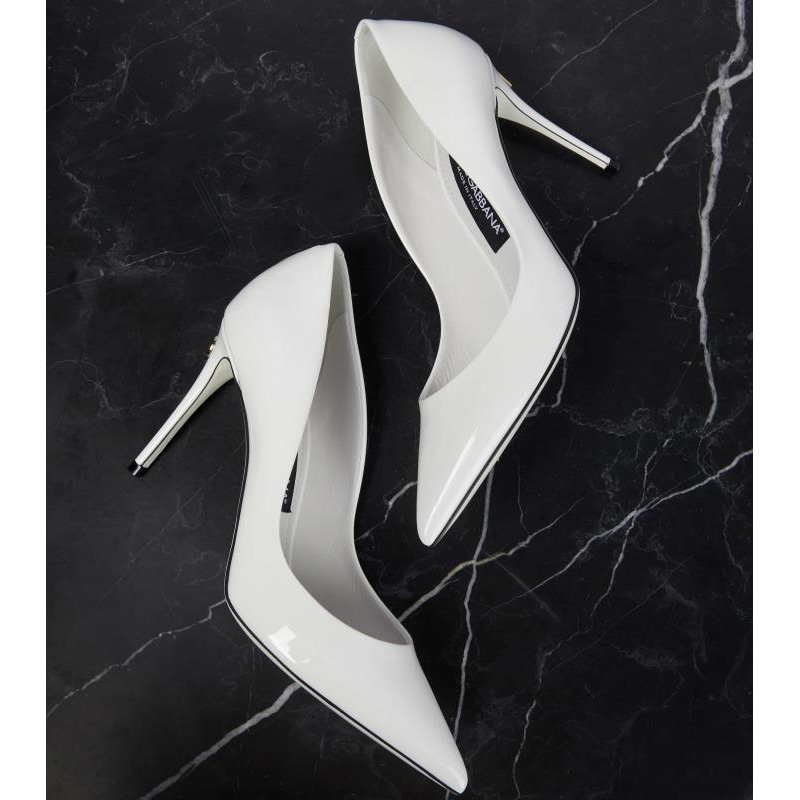 Dolce & Gabbana Cardinale Patent Leather Pumps - EUR FASHION