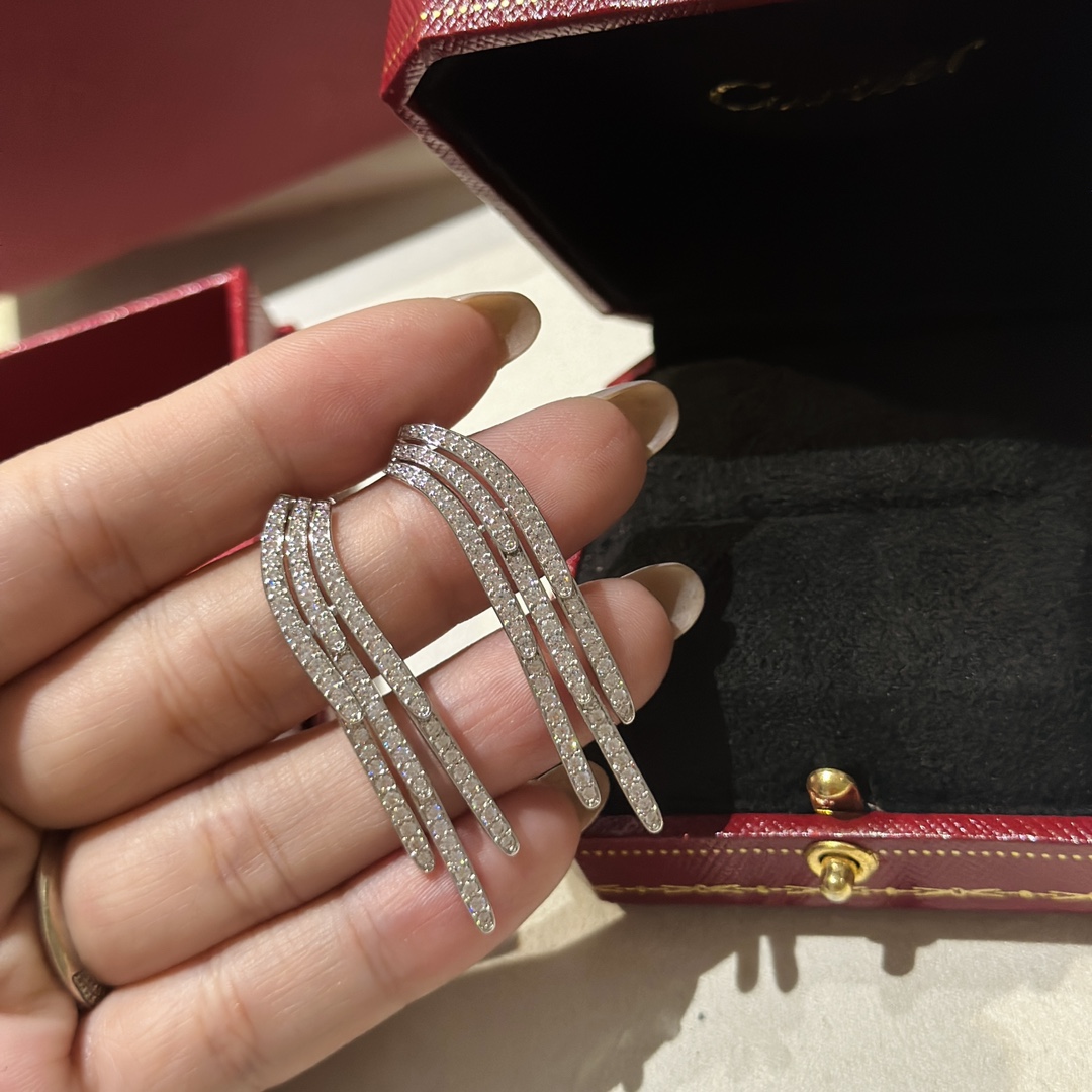 Cartier Diamond Collection Earrings - EUR FASHION