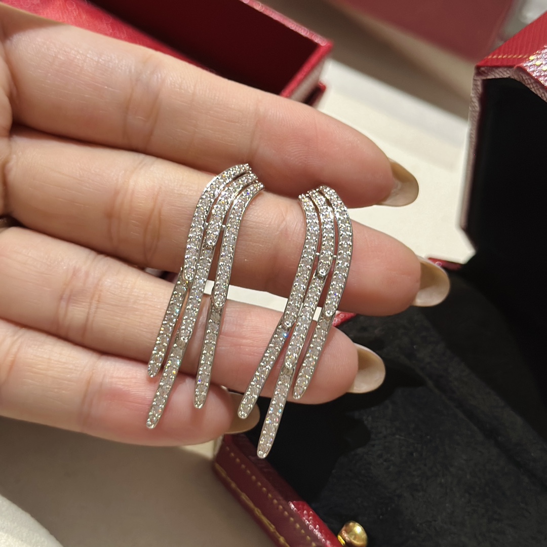 Cartier Diamond Collection Earrings - EUR FASHION