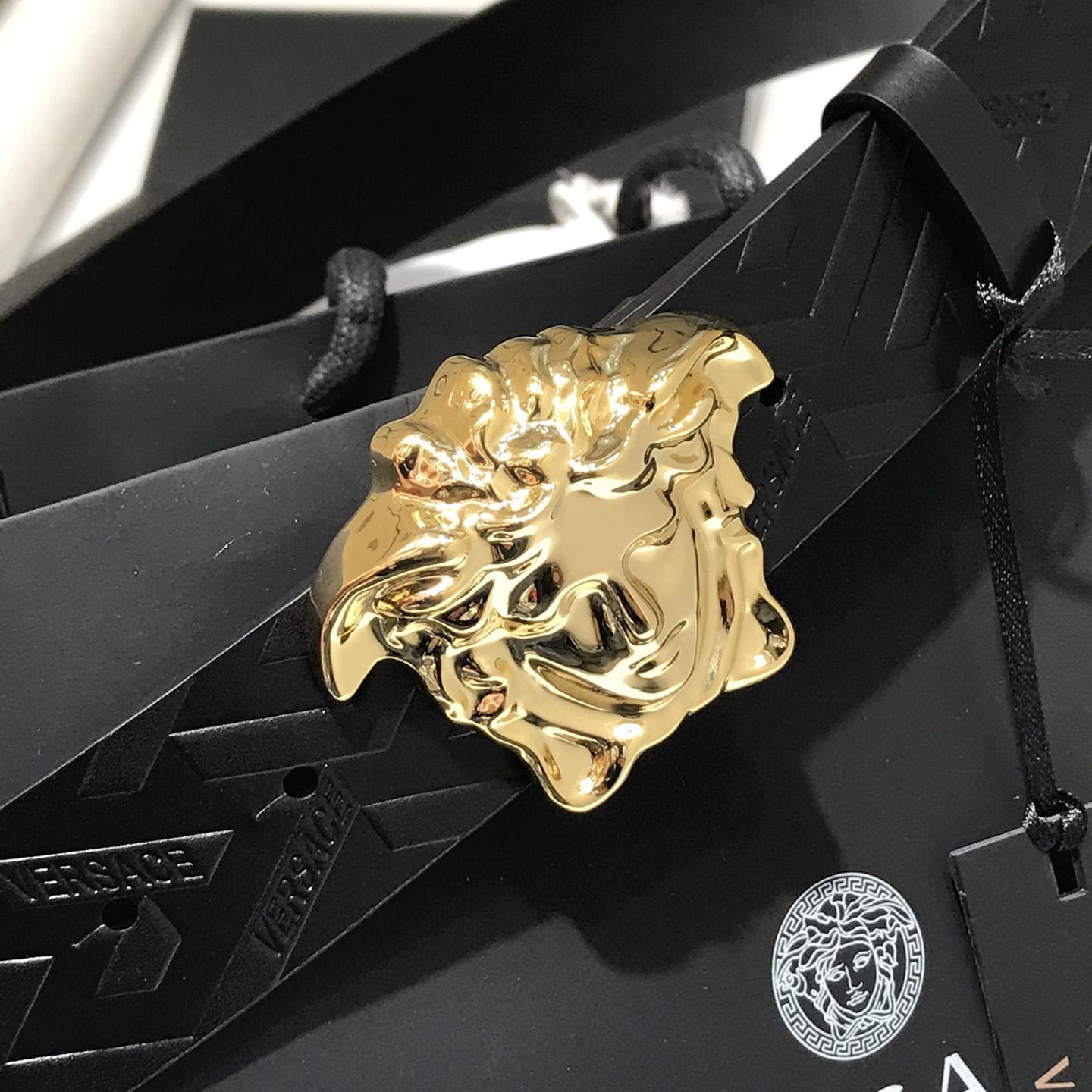 Versace Medusa Leathre Belt 38mm - EUR FASHION