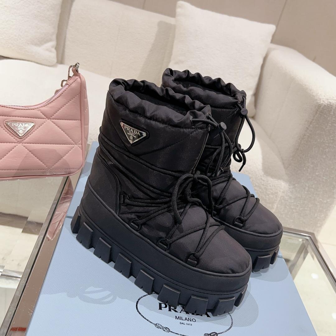 Prada Nylon Gabardine Après-ski Boots - EUR FASHION