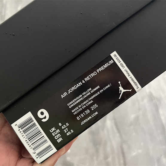 Air Jordan 4 Premium “Ginger” Sneakers        819139-205  - EUR FASHION