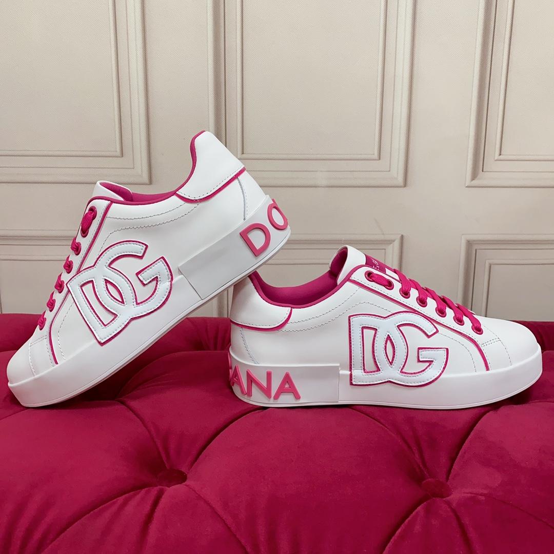 Dolce & Gabbana Calfskin Portofino Sneakers - EUR FASHION