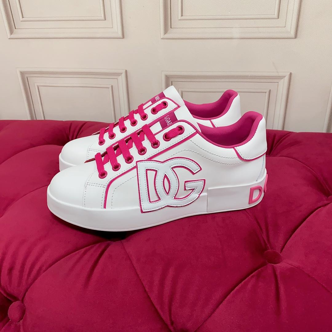 Dolce & Gabbana Calfskin Portofino Sneakers - EUR FASHION