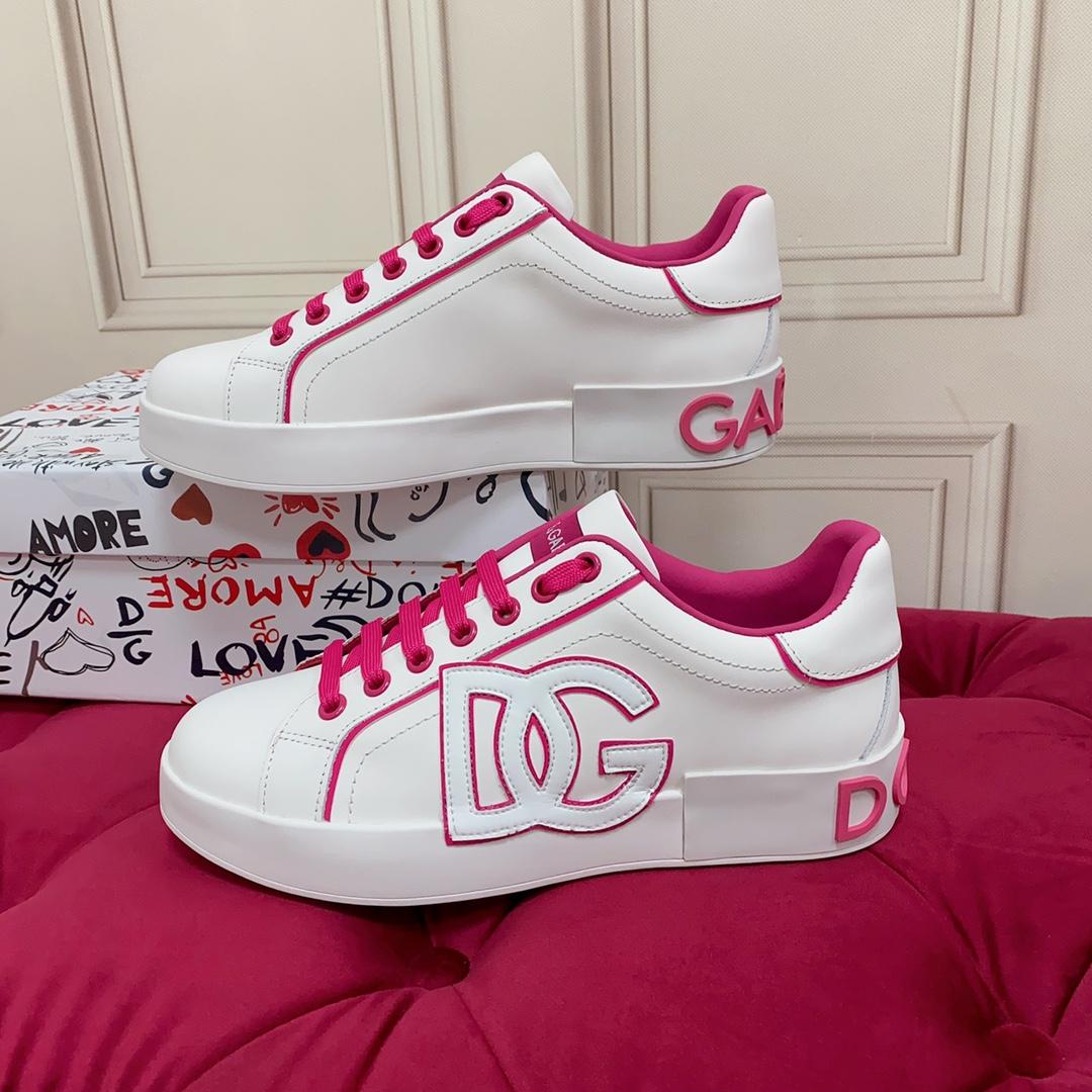 Dolce & Gabbana Calfskin Portofino Sneakers - EUR FASHION