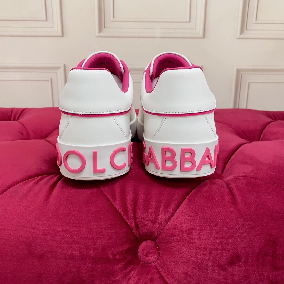 Dolce & Gabbana Calfskin Portofino Sneakers - EUR FASHION