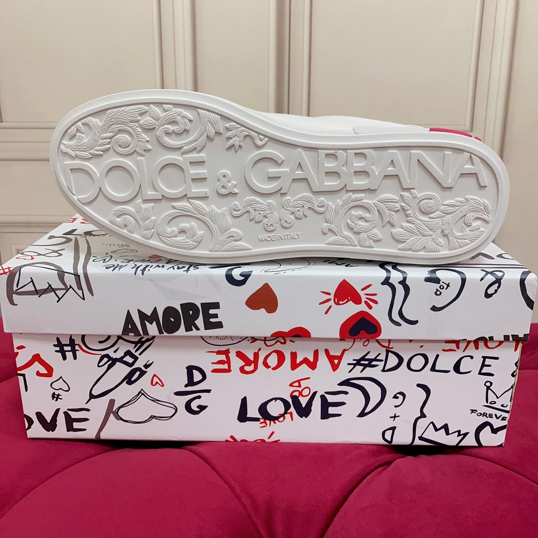 Dolce & Gabbana Calfskin Portofino Sneakers - EUR FASHION