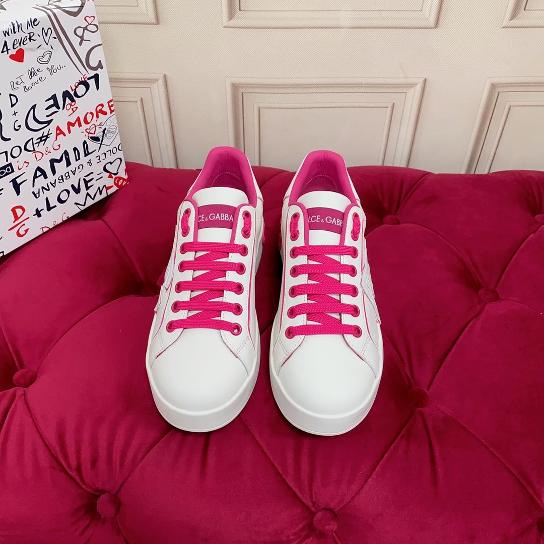 Dolce & Gabbana Calfskin Portofino Sneakers - EUR FASHION