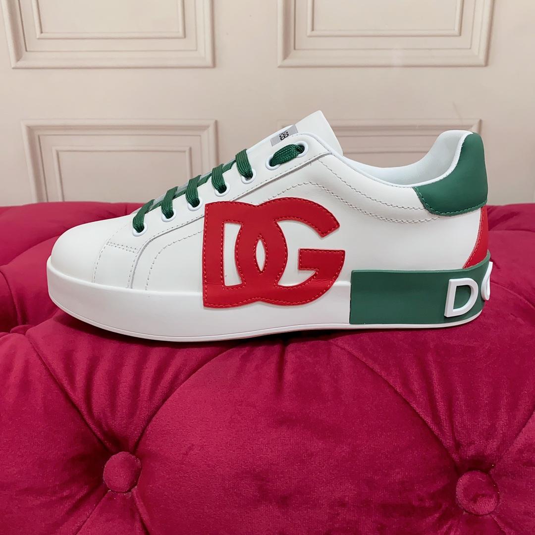 Dolce & Gabbana Calfskin Portofino Sneakers - EUR FASHION