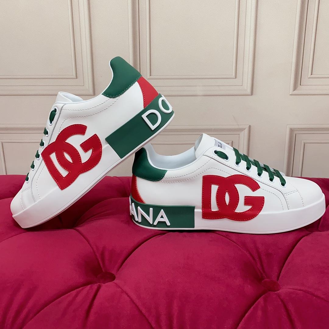 Dolce & Gabbana Calfskin Portofino Sneakers - EUR FASHION