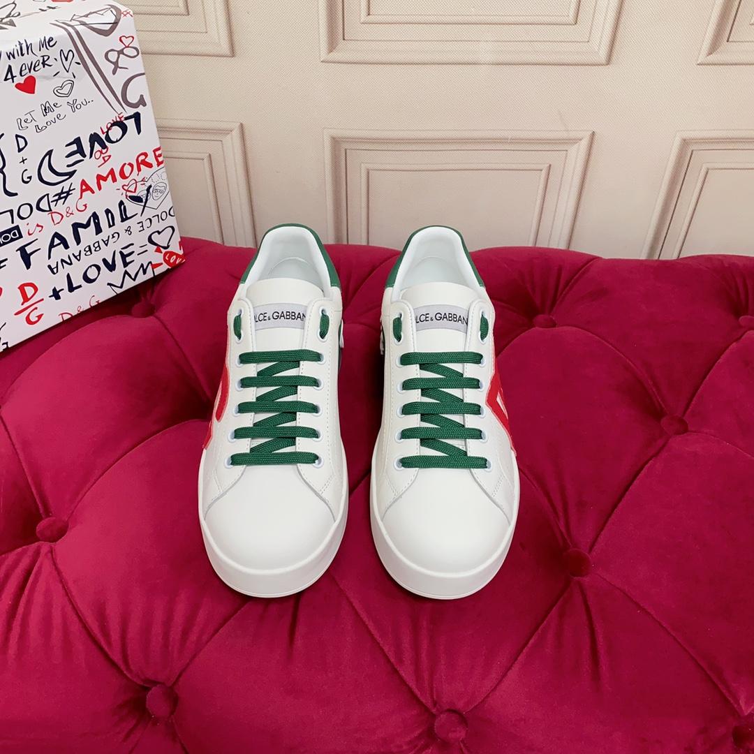 Dolce & Gabbana Calfskin Portofino Sneakers - EUR FASHION