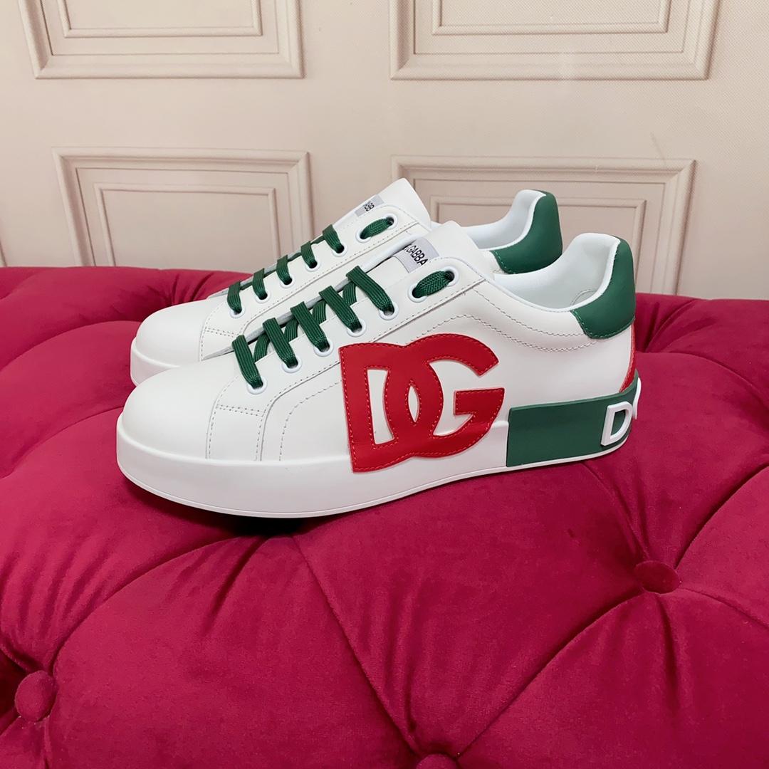Dolce & Gabbana Calfskin Portofino Sneakers - EUR FASHION