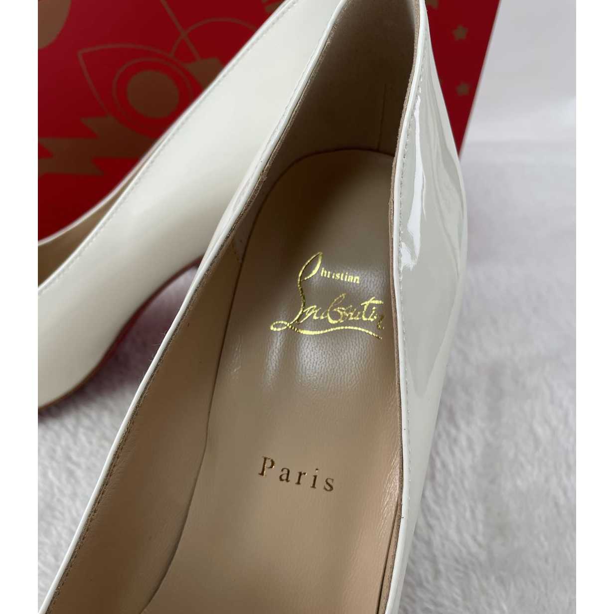 Christian Louboutin Leather Heel   10cm - EUR FASHION