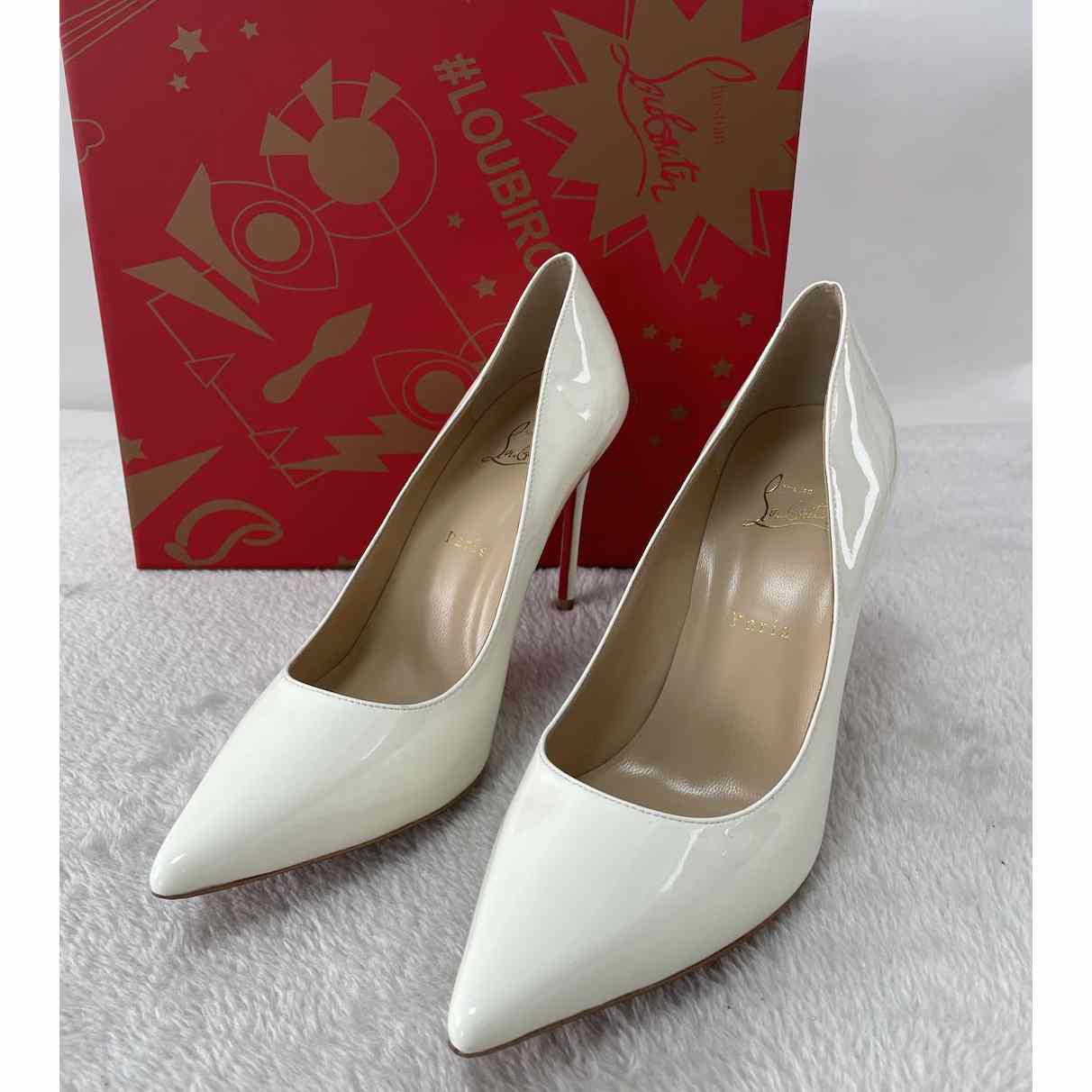 Christian Louboutin Leather Heel   10cm - EUR FASHION