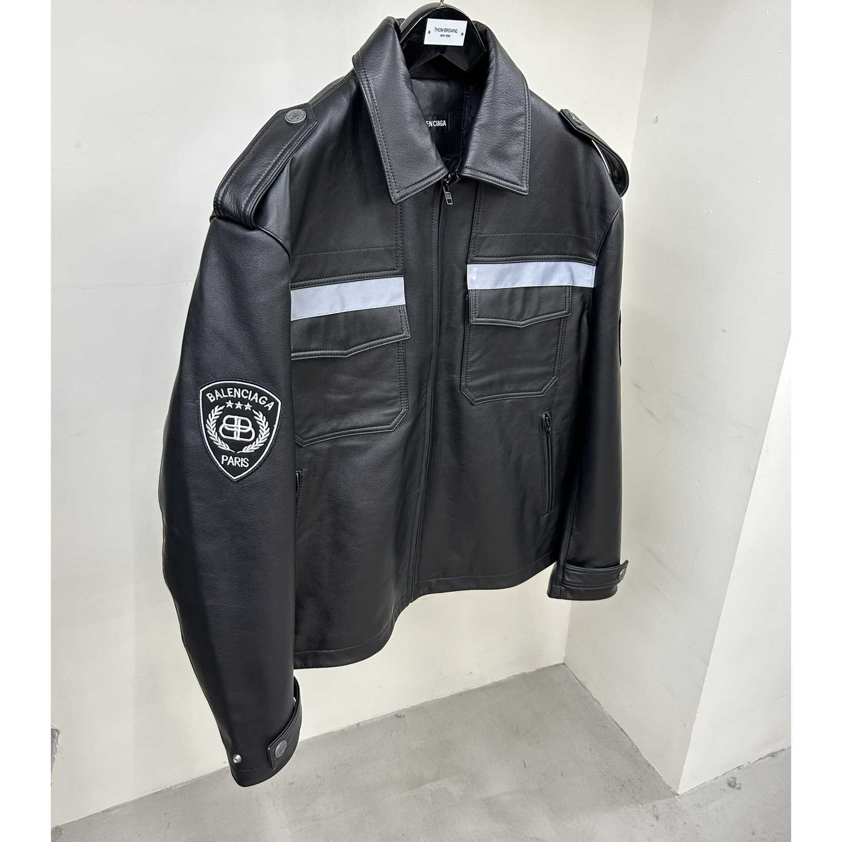 Balenciaga Paris Uniform Jacket In Black - EUR FASHION