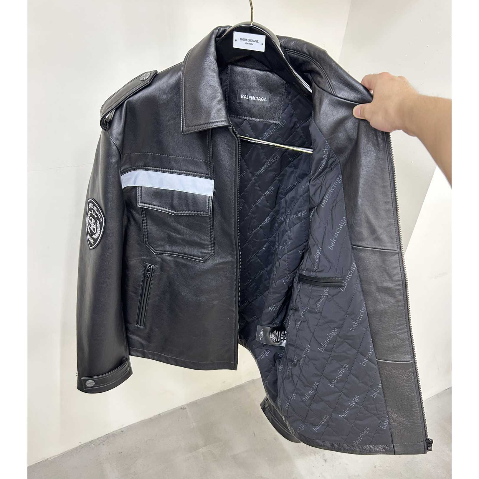 Balenciaga Paris Uniform Jacket In Black - EUR FASHION