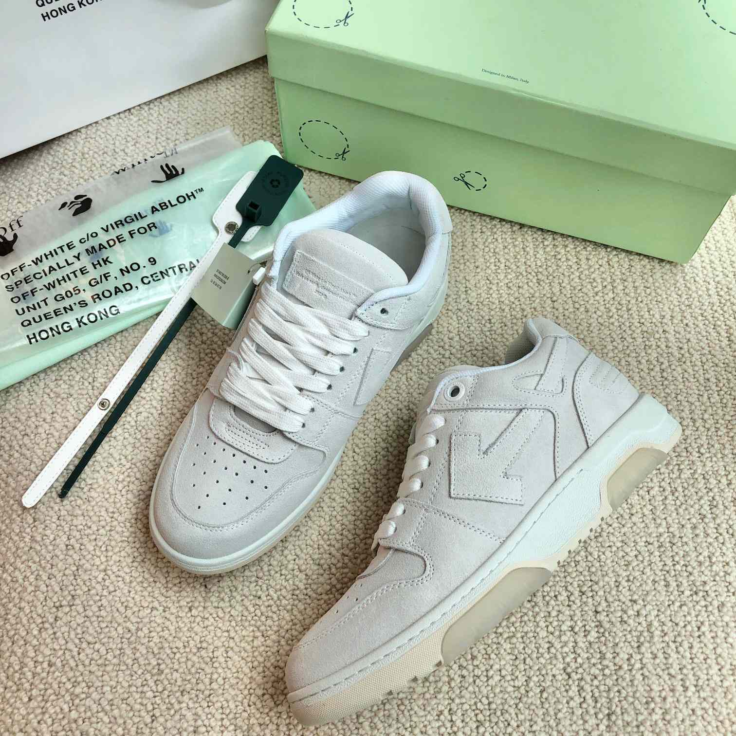 Off White Out Of Office Calf Calf Leather Sneaker - EUR FASHION