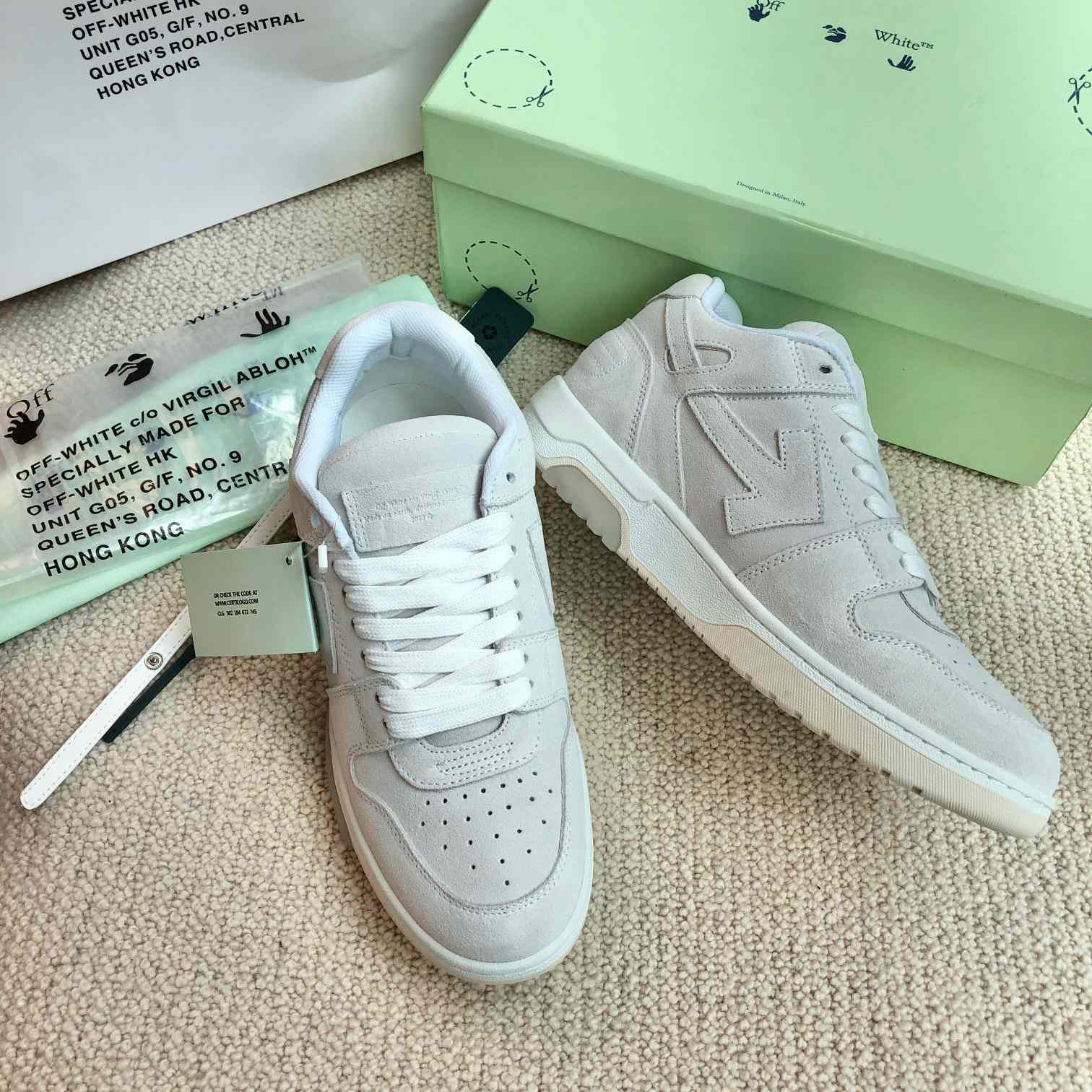 Off White Out Of Office Calf Calf Leather Sneaker - EUR FASHION