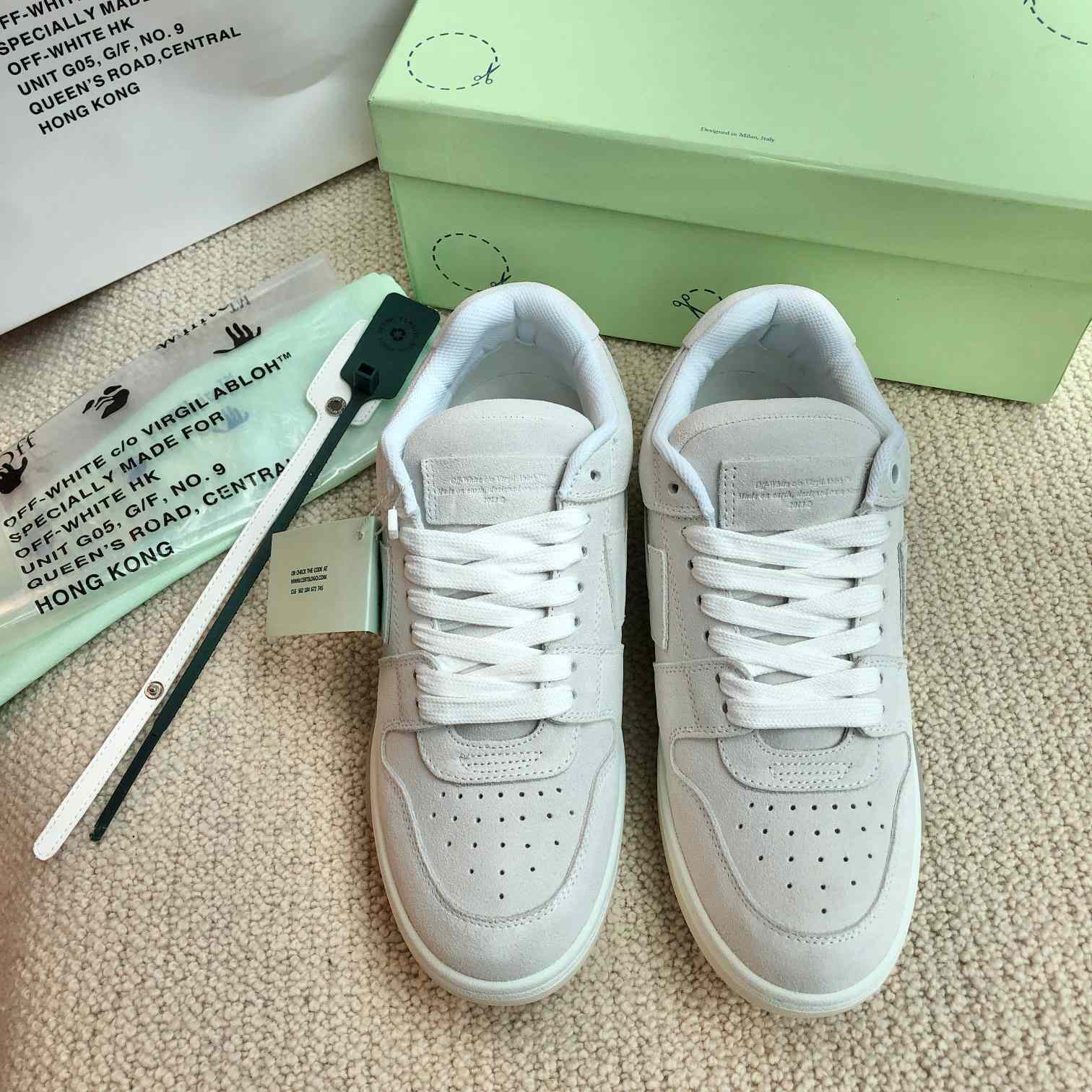 Off White Out Of Office Calf Calf Leather Sneaker - EUR FASHION