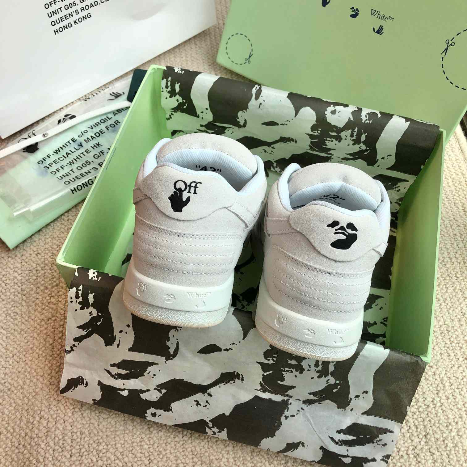 Off White Out Of Office Calf Calf Leather Sneaker - EUR FASHION
