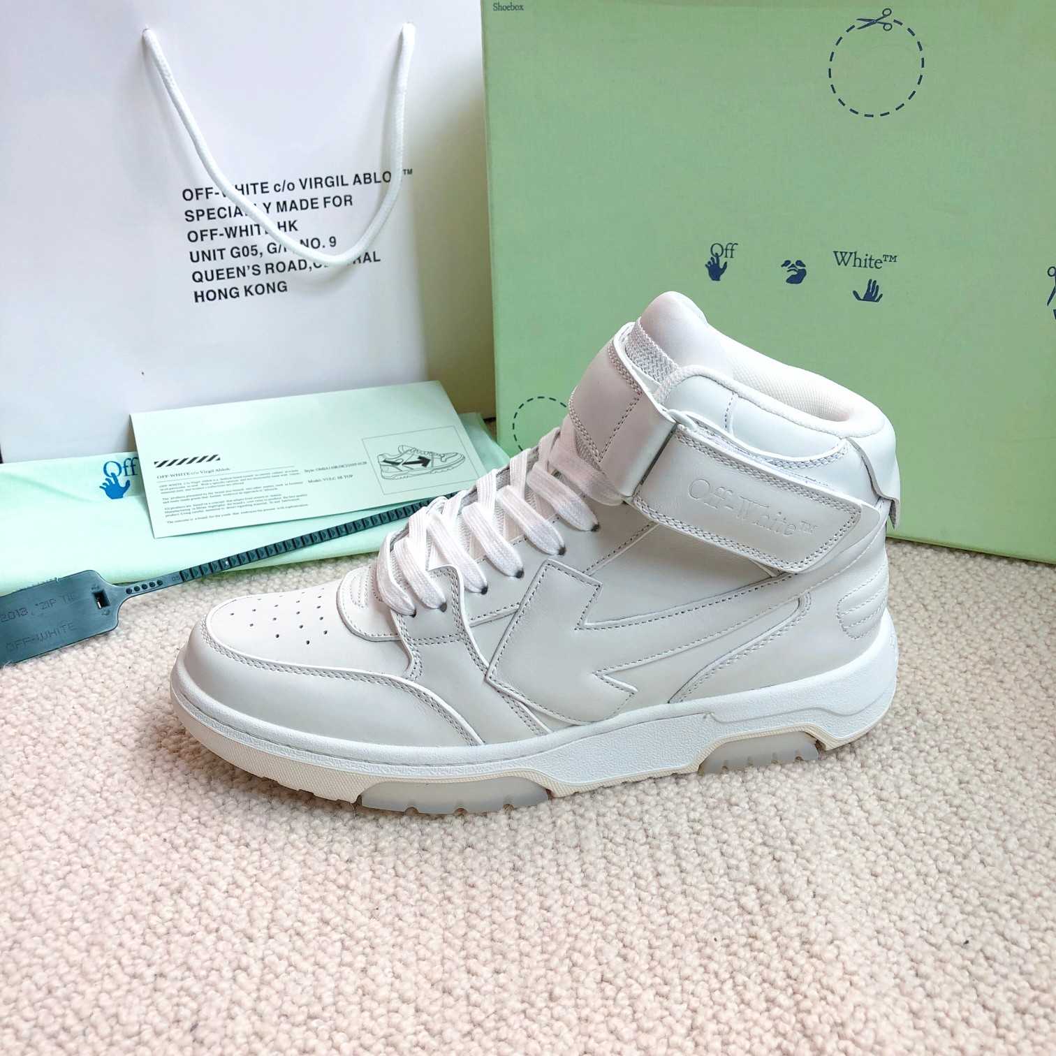 Off White Out Of Office Mid Top Sneaker - EUR FASHION