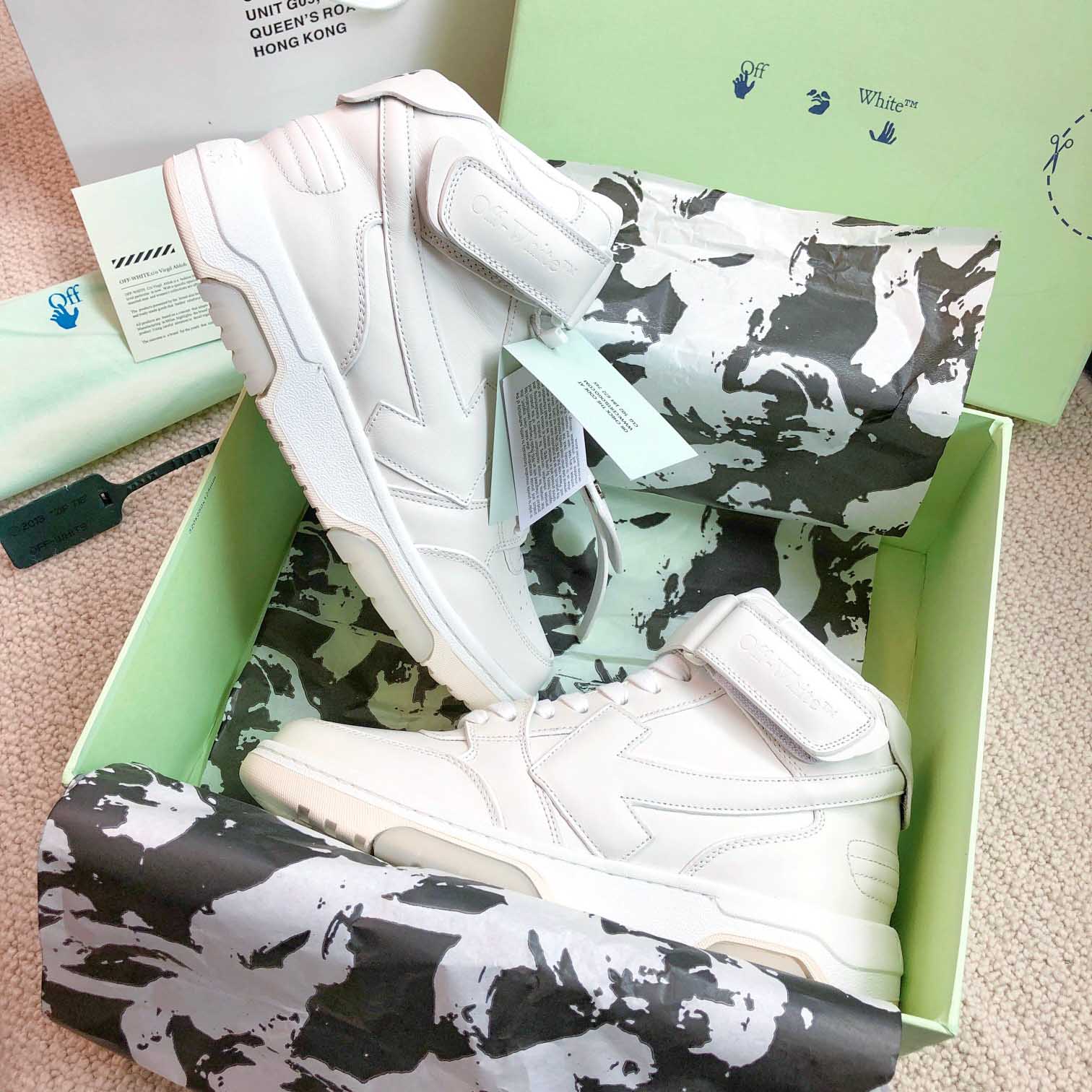 Off White Out Of Office Mid Top Sneaker - EUR FASHION