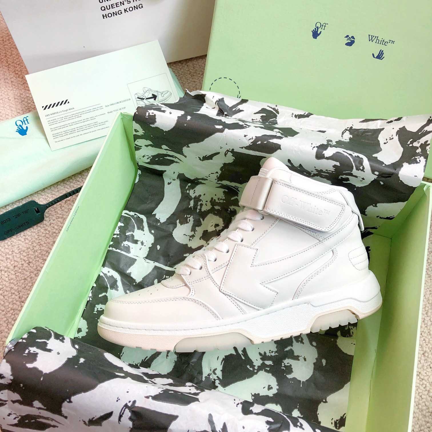 Off White Out Of Office Mid Top Sneaker - EUR FASHION