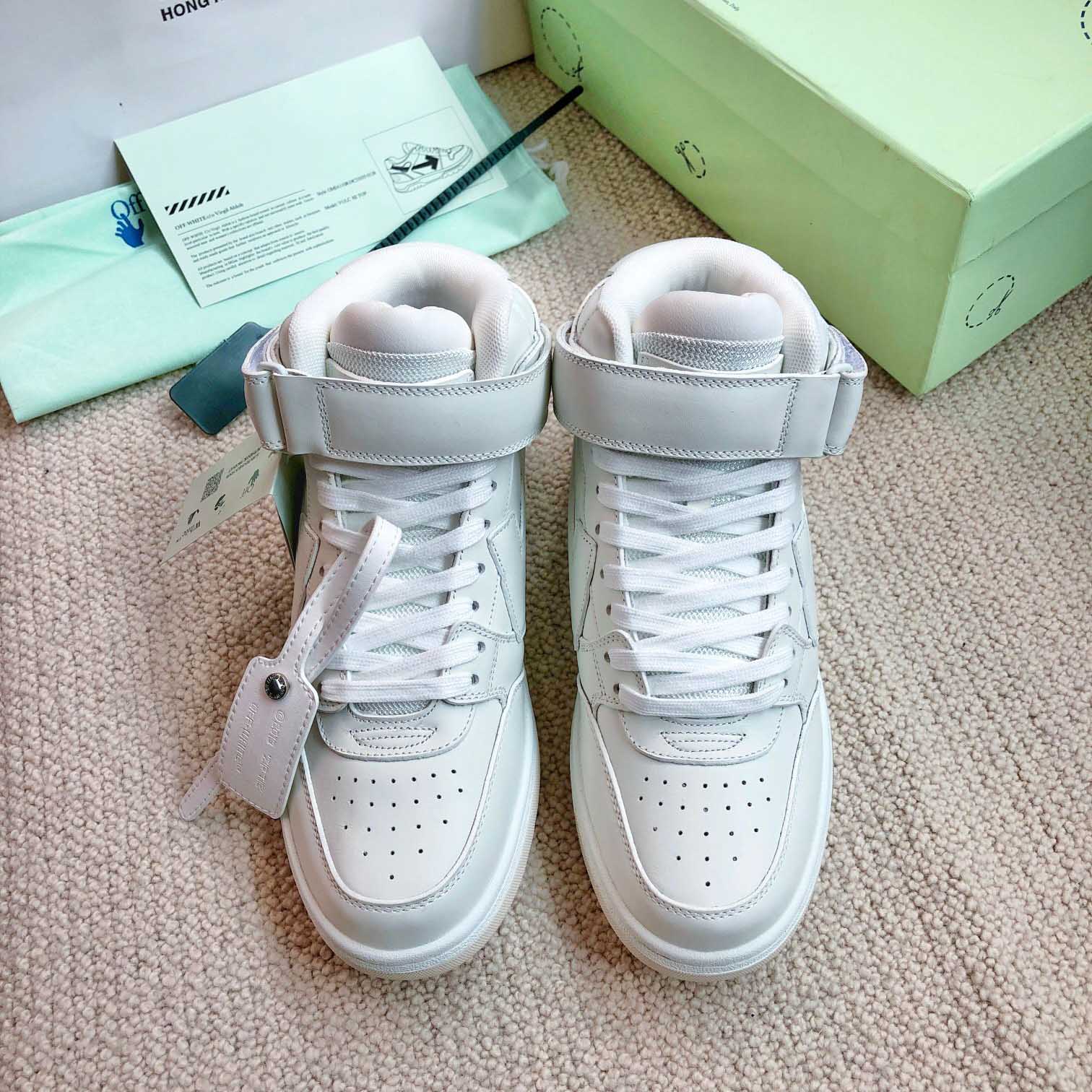 Off White Out Of Office Mid Top Sneaker - EUR FASHION