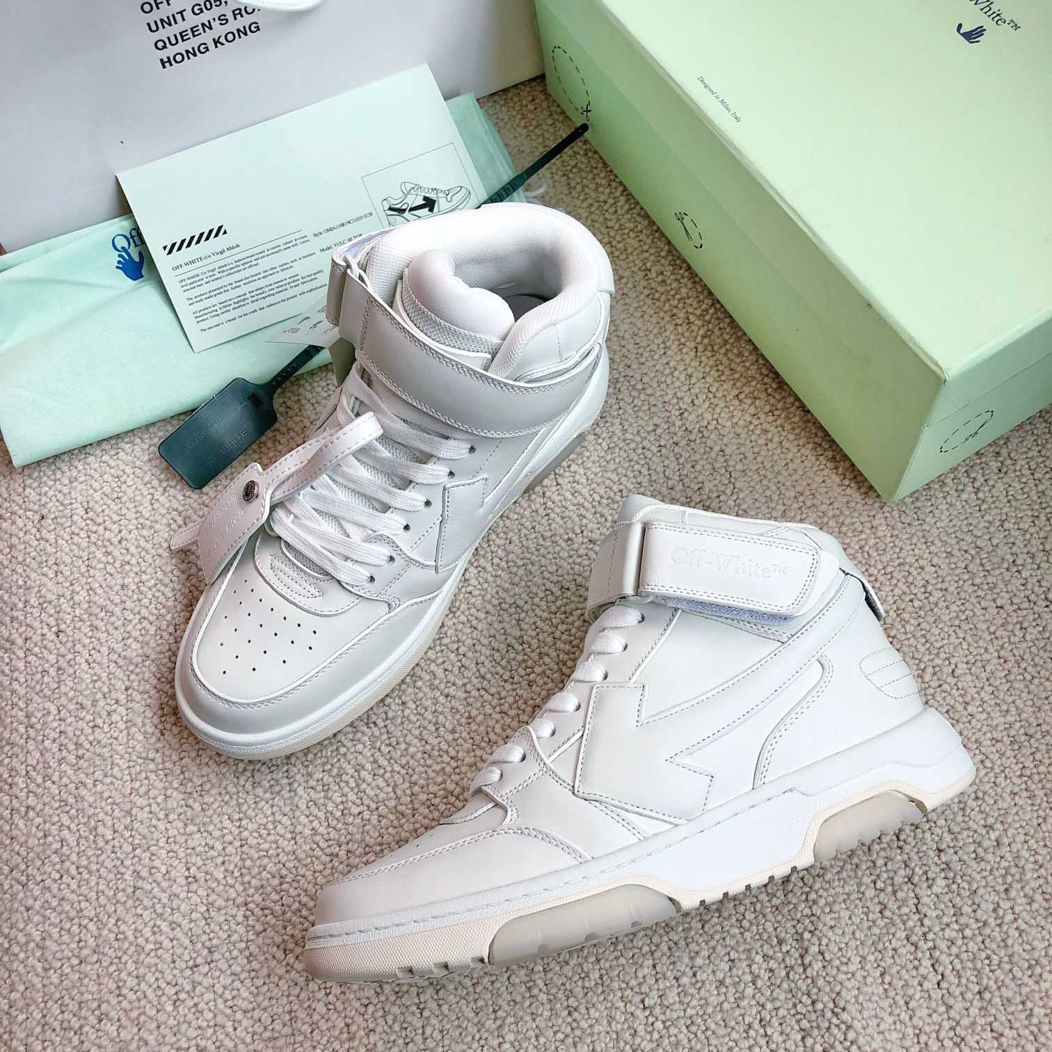 Off White Out Of Office Mid Top Sneaker - EUR FASHION