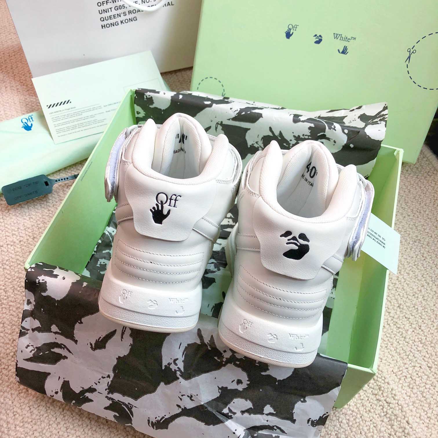 Off White Out Of Office Mid Top Sneaker - EUR FASHION
