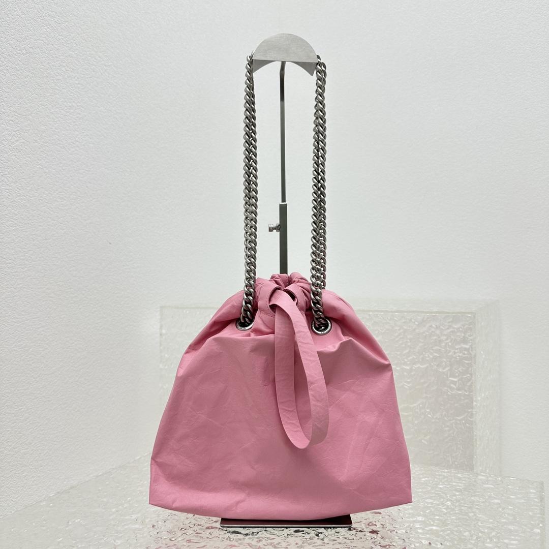 Balenciaga Crush Small Tote Bag In Pink(27X10X32CM) - EUR FASHION