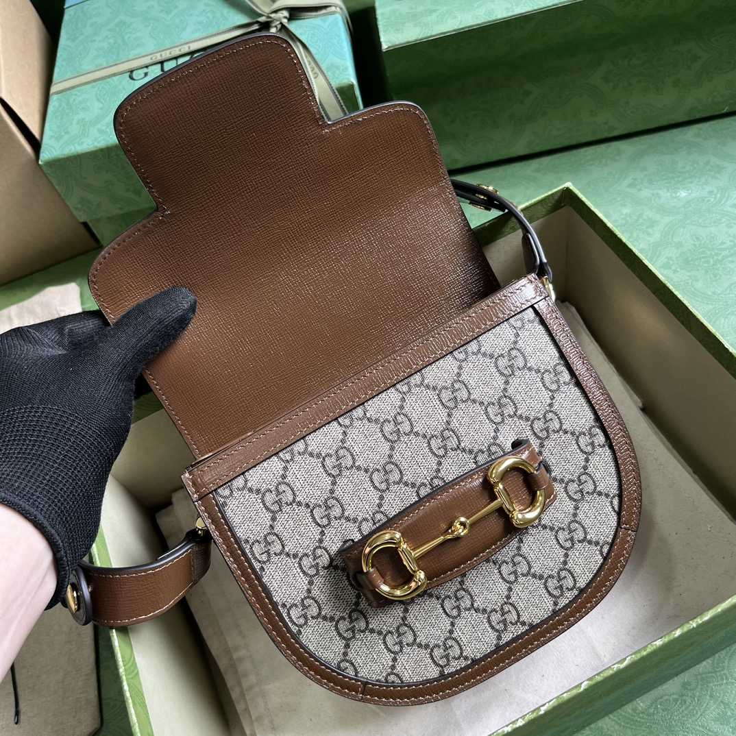 Gucci Horsebit 1955 Mini Rounded Bag (20x 13x 6cm) - EUR FASHION
