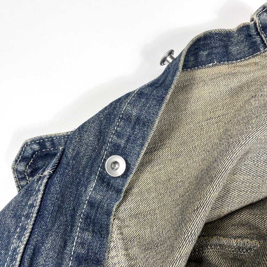 Rick Owens Cropped Denim Jacket - EUR FASHION
