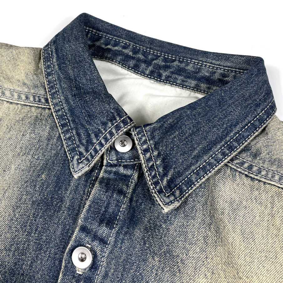 Rick Owens Cropped Denim Jacket - EUR FASHION