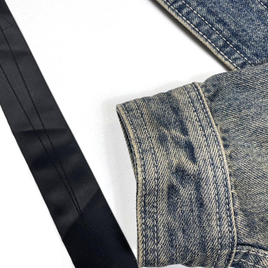 Rick Owens Cropped Denim Jacket - EUR FASHION