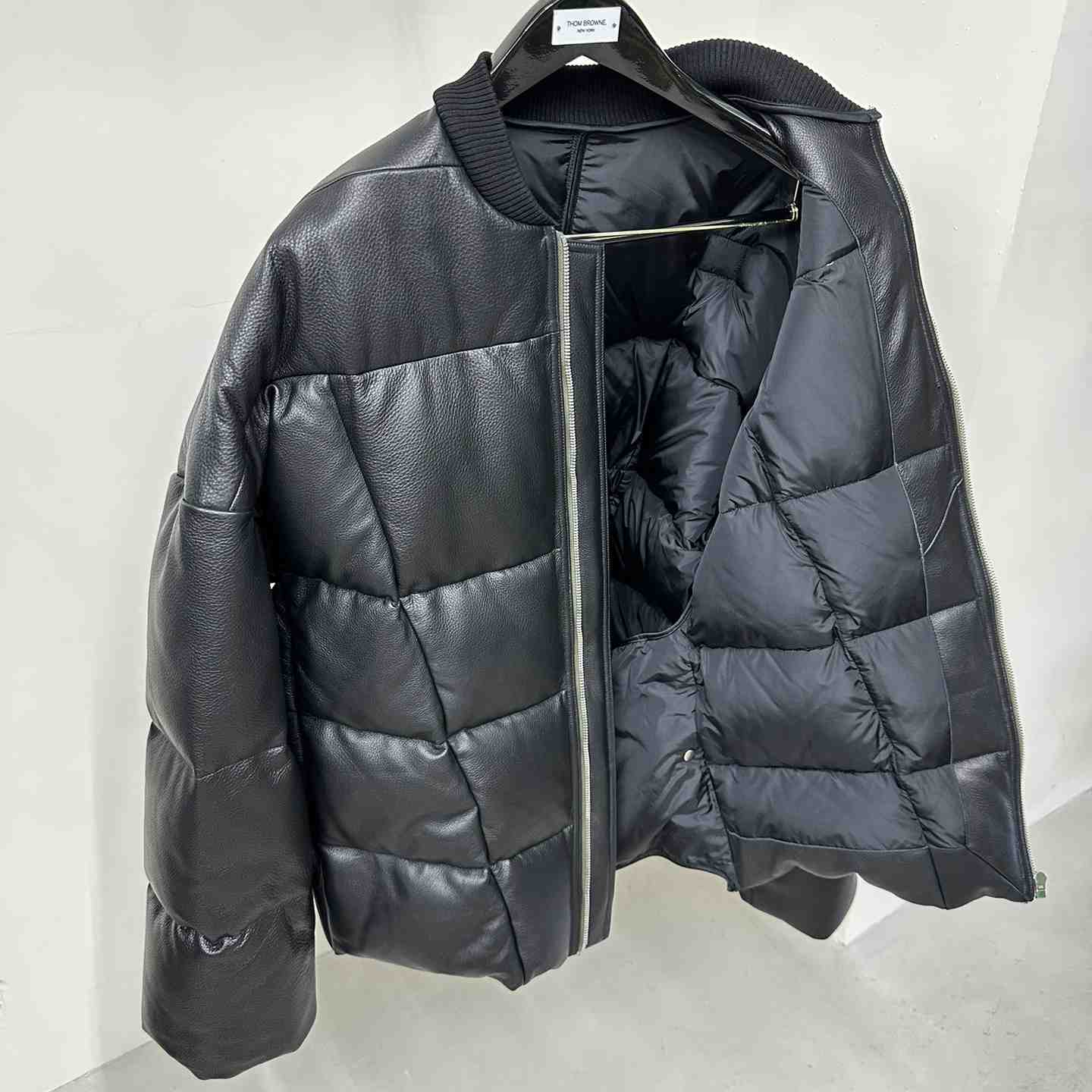 Rick Owens Down Jacket With Zipper - EUR FASHION