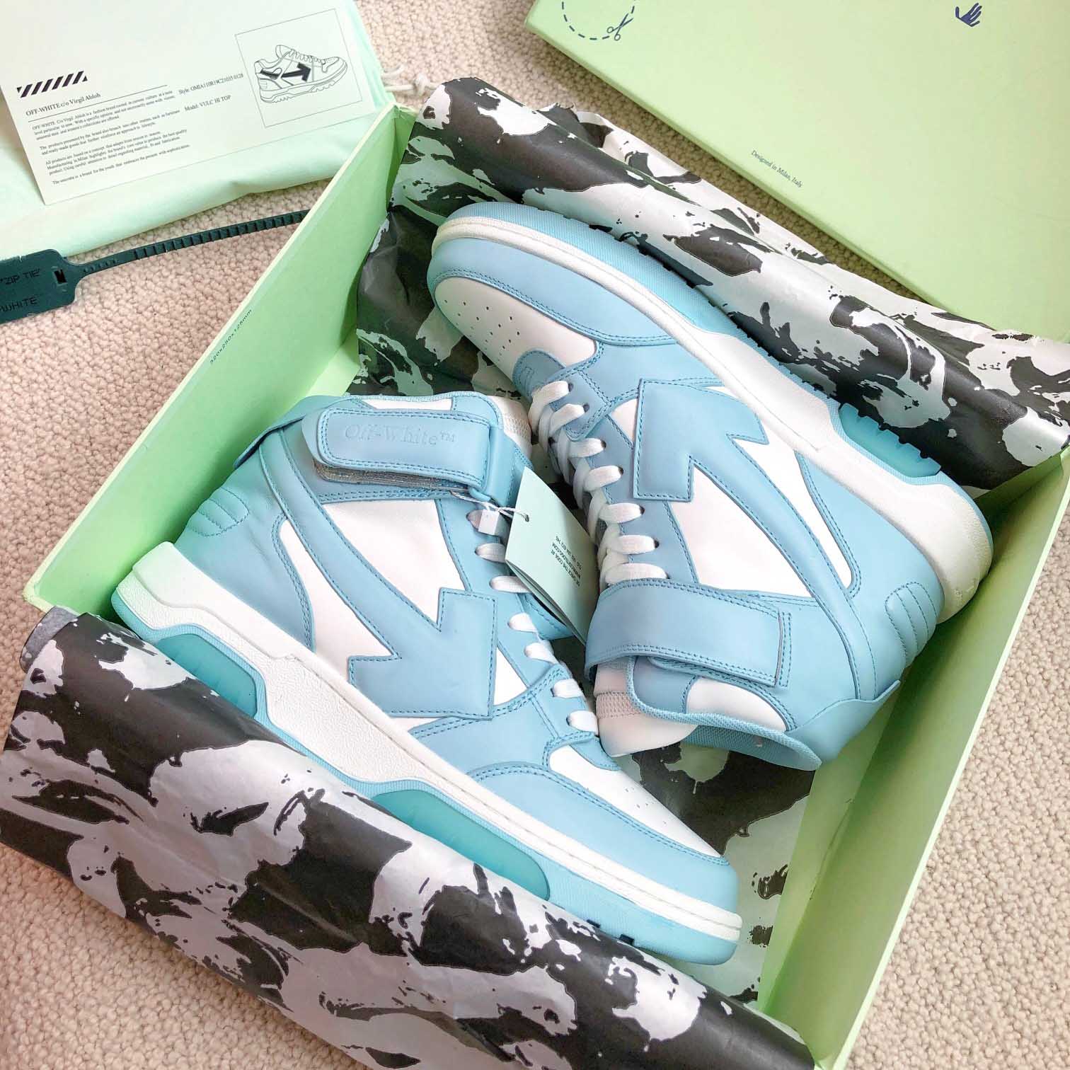 Off White Out Of Office Mid Top Sneaker - EUR FASHION